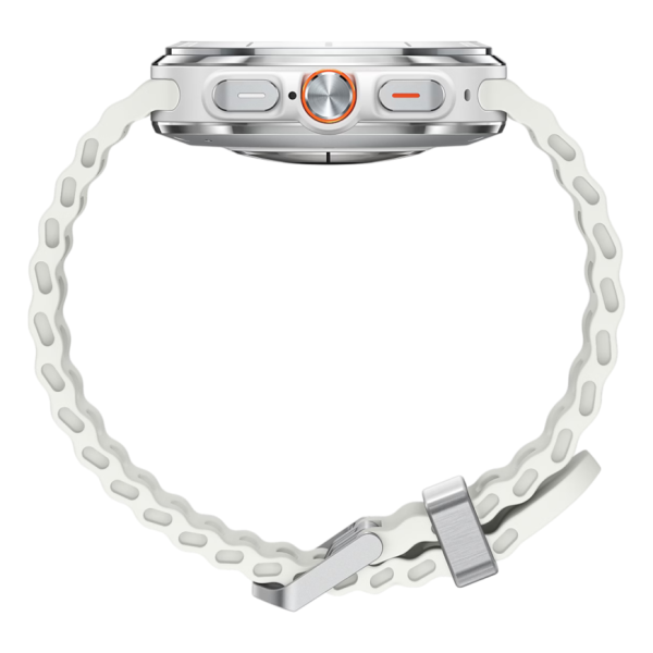 Умные часы Samsung Galaxy Watch Ultra 47мм, ремешок Marine (Titanium White, 2025)